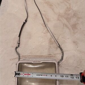 Michael Kors White and Silver Handbag